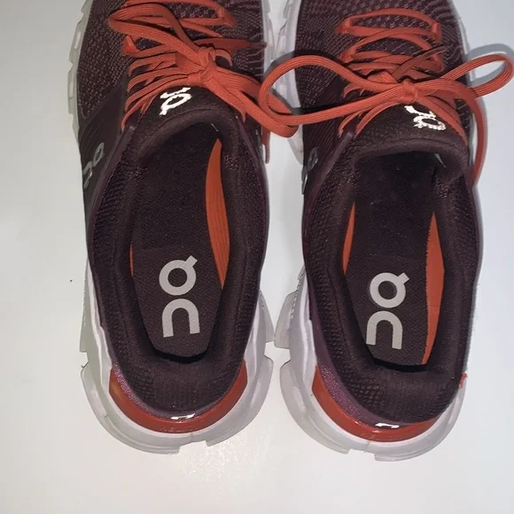 On Running Women's Athletic Shoes - Purple and Orange - Picture 7 of 12